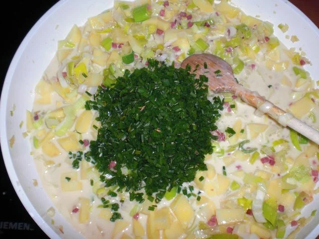 Rezept: Kartoffel-Lauch-Auflauf mit Schinken Bild Nr. 14 Kartoffel-Lauch-Auflauf mit Schinken - Rezept - Bild Nr. 14