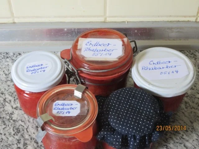 Rhabarber-Erdbeer-Marmelade - Rezept
