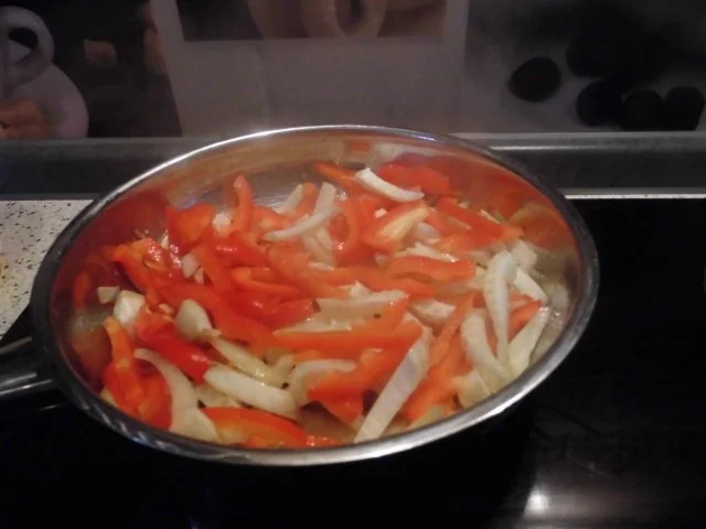 Zander mit Salbei dazu Fenchel/Paprika Gemüse und Polenta - Rezept - Bild Nr. 7