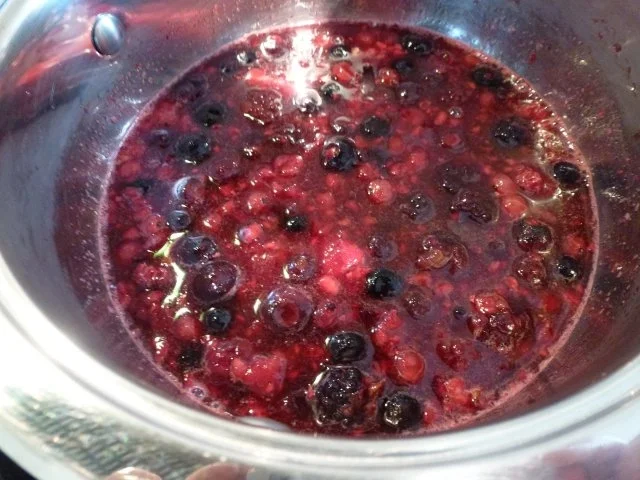 Waldbeerensaft/Apfelsaftsafteis - Rezept - Bild Nr. 3