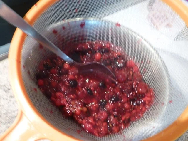 Waldbeerensaft/Apfelsaftsafteis - Rezept - Bild Nr. 5