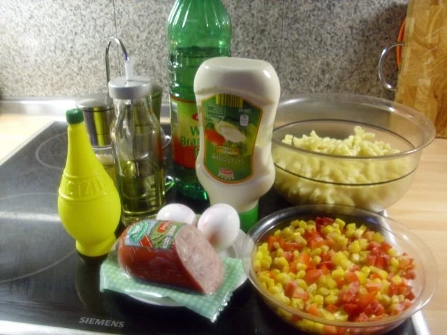 Rezept: Elfenike´s Nudelsalat aus Reste Bild Nr. 2 Elfenike´s Nudelsalat aus Reste - Rezept - Bild Nr. 2