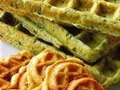 Spinatwaffeln - Rezept
