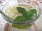 Heiße Getränke : Holunder - Schokominze - Tee - Rezept