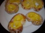 hefeteilchen mit vanillepudding - Rezept