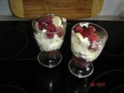 Mohrenkopfcreme mit Himbeeren - Rezept