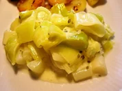 Rahm-Porree - Rezept