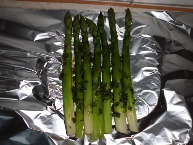 Beilage: Grüner Kräuter-Spragel, gegrillt - Rezept - Bild Nr. 4