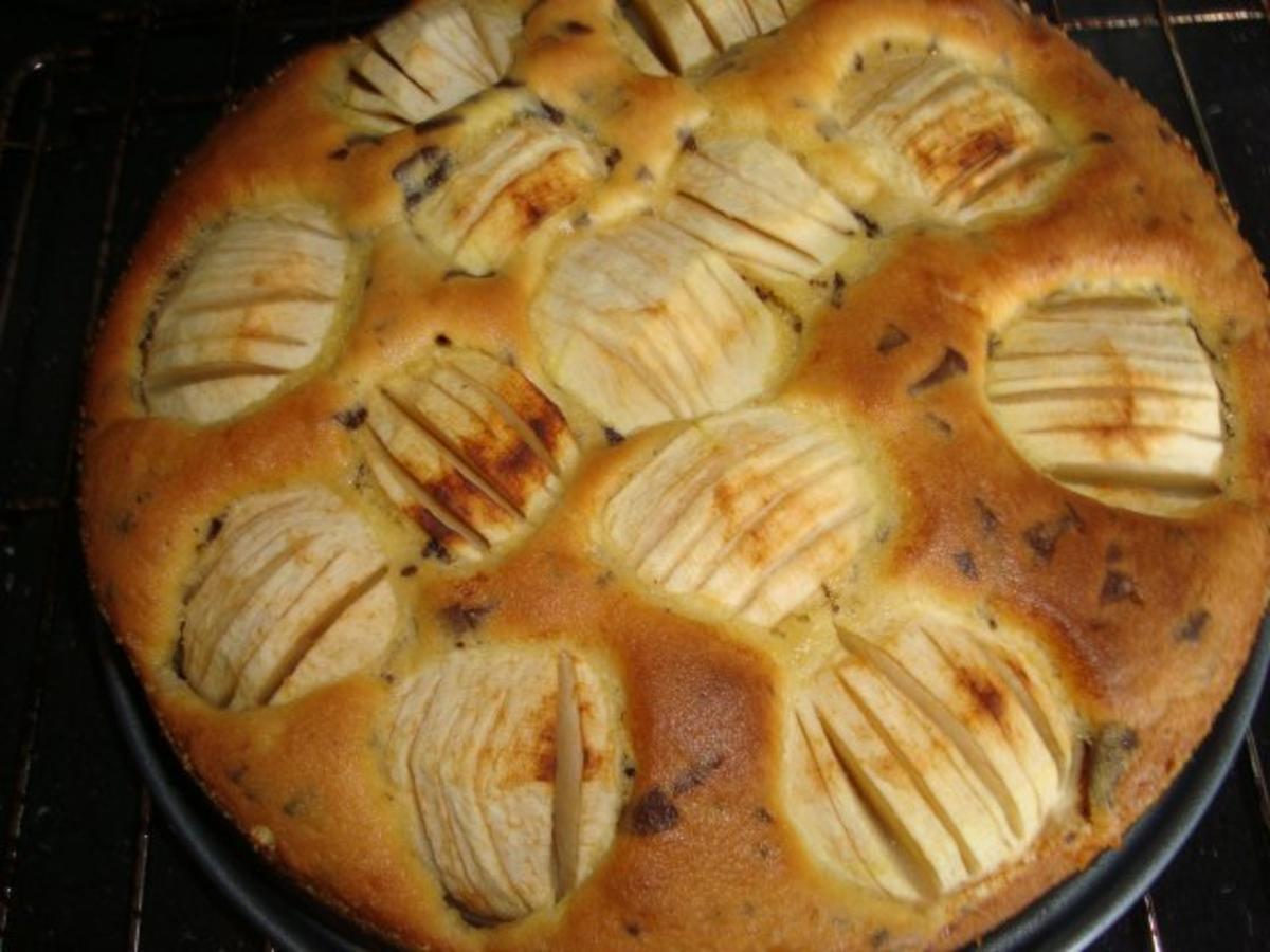 Apfelkuchen mit Schokostückchen - Rezept - Bild Nr. 10