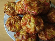 Herzhafte Muffins-Pizzamuffins - Rezept