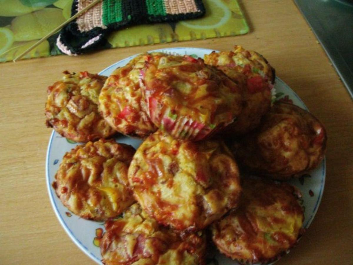 Herzhafte Muffins-Pizzamuffins - Rezept - Bild Nr. 8