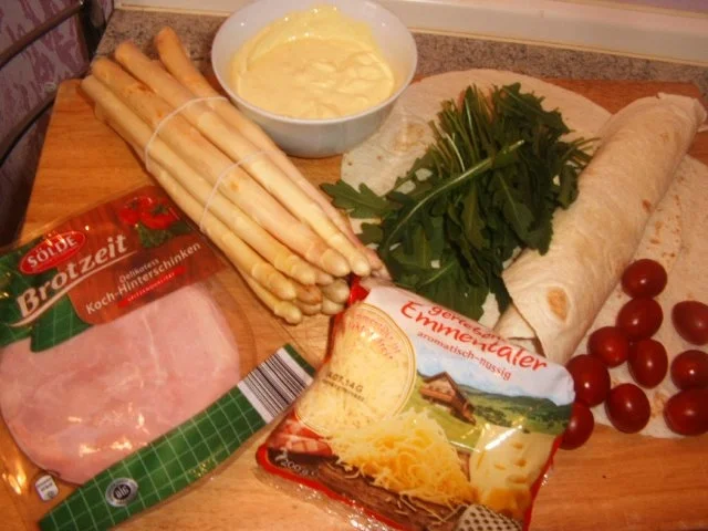 Spargel-Wraps - Rezept - Bild Nr. 3