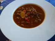 Gulaschsuppe leicht verschärft - Rezept