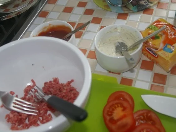 Ramenburger / Ramen - Burger / Ramenhamburger / Nudelburger - Rezept - Bild Nr. 2