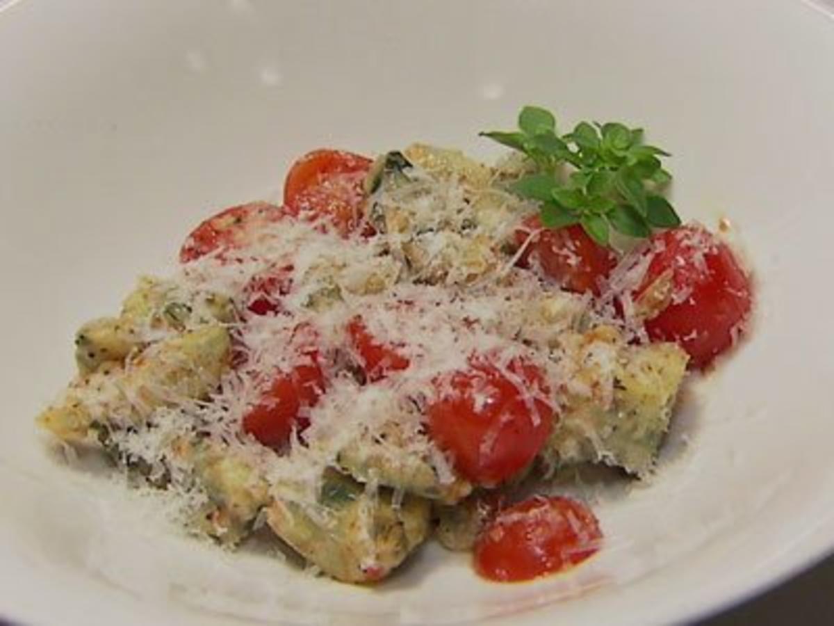Gnocchi mit Parmesan und Tomatensoße (Verena Kerth) - Rezept Durch Das
perfekte Promi Dinner