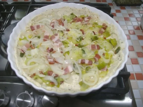 Schinken - Lauch Tarte - Rezept - Bild Nr. 2