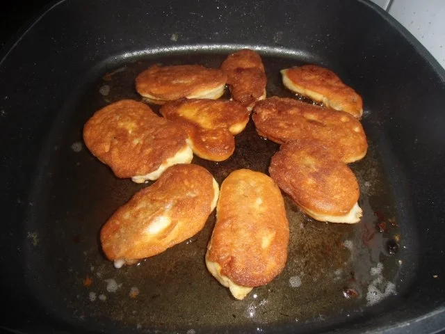 Vegetarischer Kartoffelsalat mit Schnitzelstreifen im Ausbackteig - Rezept - Bild Nr. 12