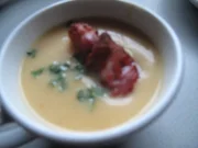 Kartoffelcremesüppchen mit Bacon - Rezept