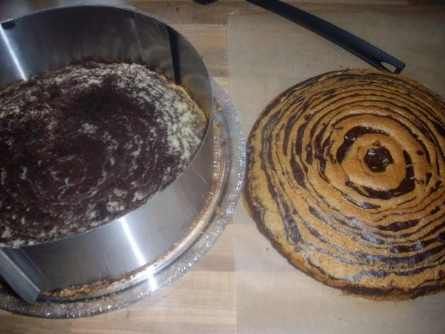 zebra-erdbeer -vanillesahne kuchen - Rezept - Bild Nr. 9
