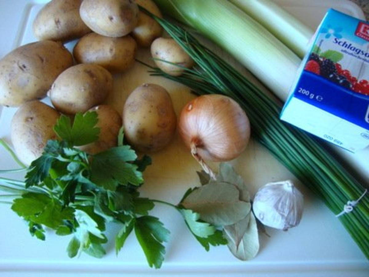 Kartoffel - Lauchcreme Suppe - Rezept - Bild Nr. 3