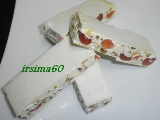 Rezept: Weißer Nougat - Türkischer Honig Weißer Nougat - Türkischer Honig - Rezept