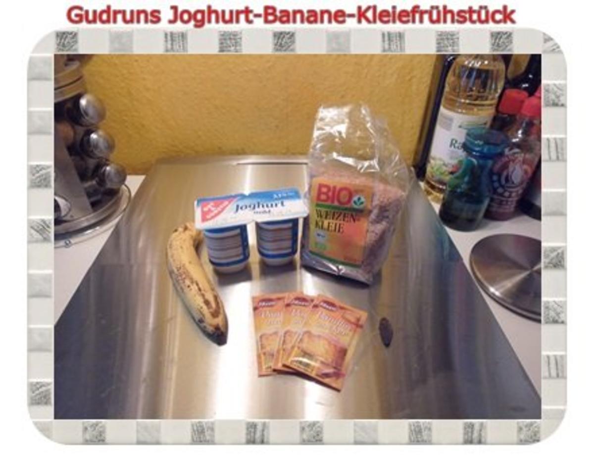 Frühstück: Joghurt-Banane-Kleiefrühstück - Rezept - Bild Nr. 2
