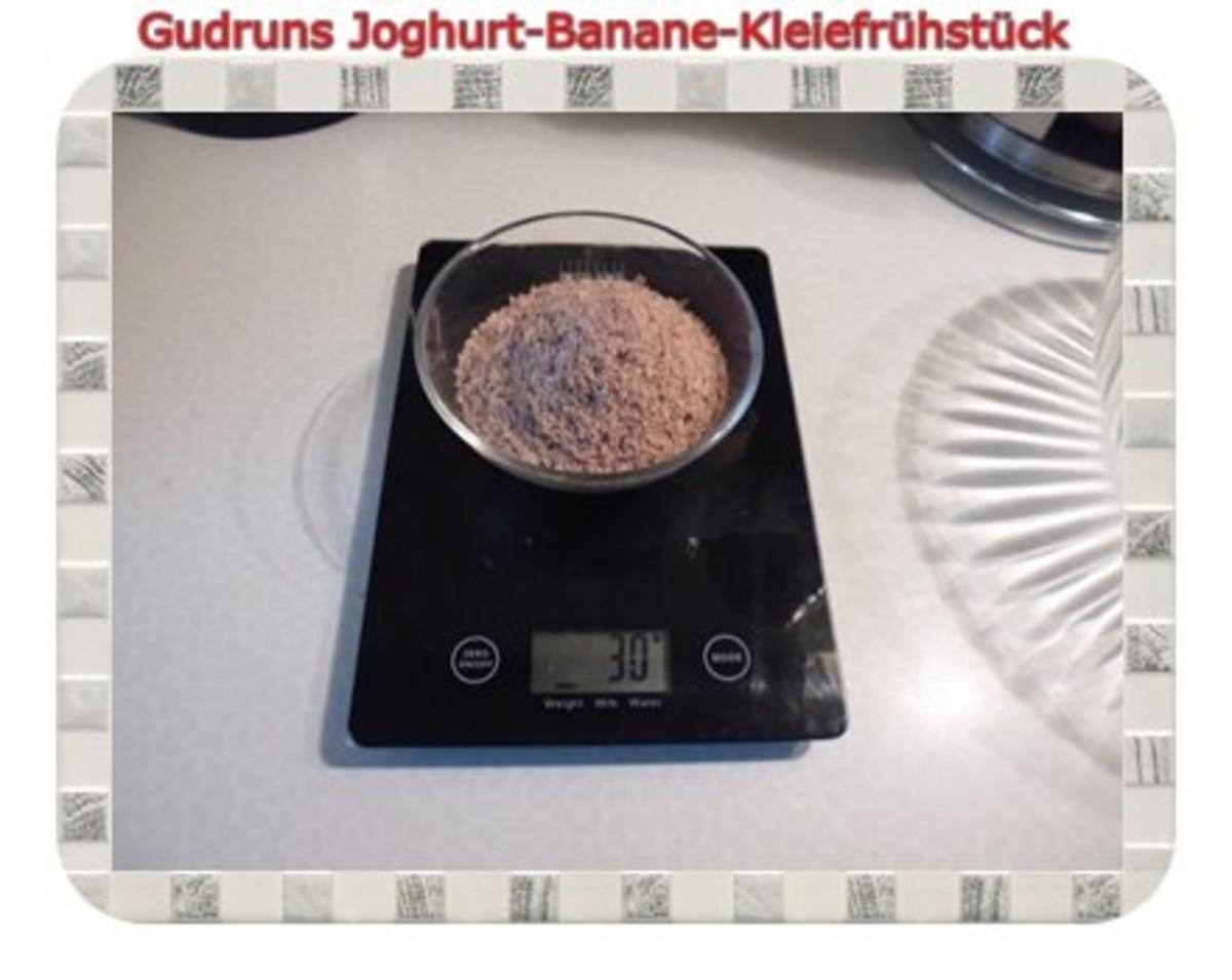 Frühstück: Joghurt-Banane-Kleiefrühstück - Rezept - Bild Nr. 3