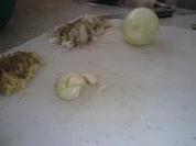 Rezept: deftige Kartoffelsuppe auf Chicorรฉeblรคttern mit Hack deftige Kartoffelsuppe auf Chicorรฉeblรคttern mit Hack - Rezept