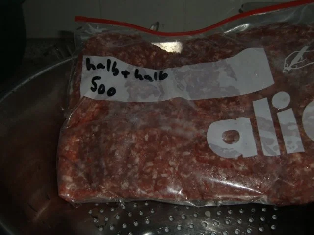 deftige Kartoffelsuppe auf Chicoréeblättern mit Hack - Rezept - Bild Nr. 7