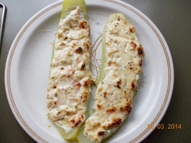 Gefüllte Zuchini - Rezept