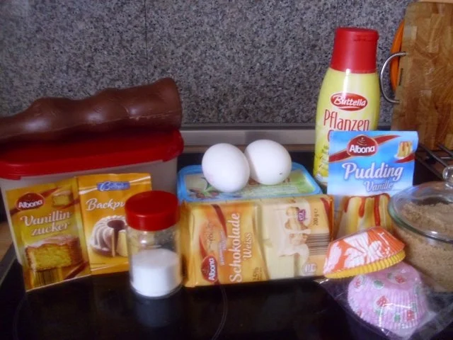 Rezept: Stracciatella Muffins Bild Nr. 2 Stracciatella Muffins - Rezept - Bild Nr. 2