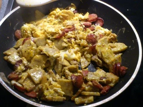 Rezept: Knödel mit Ei Knödel mit Ei - Rezept