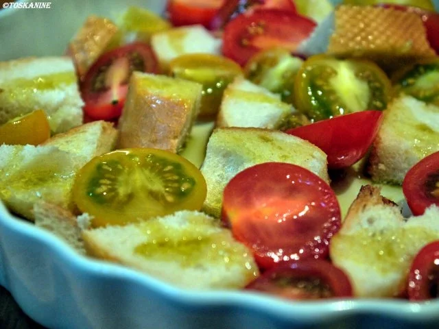 Baguette-Tomaten-Auflauf mit Parmesan-Guss - Rezept - Bild Nr. 5