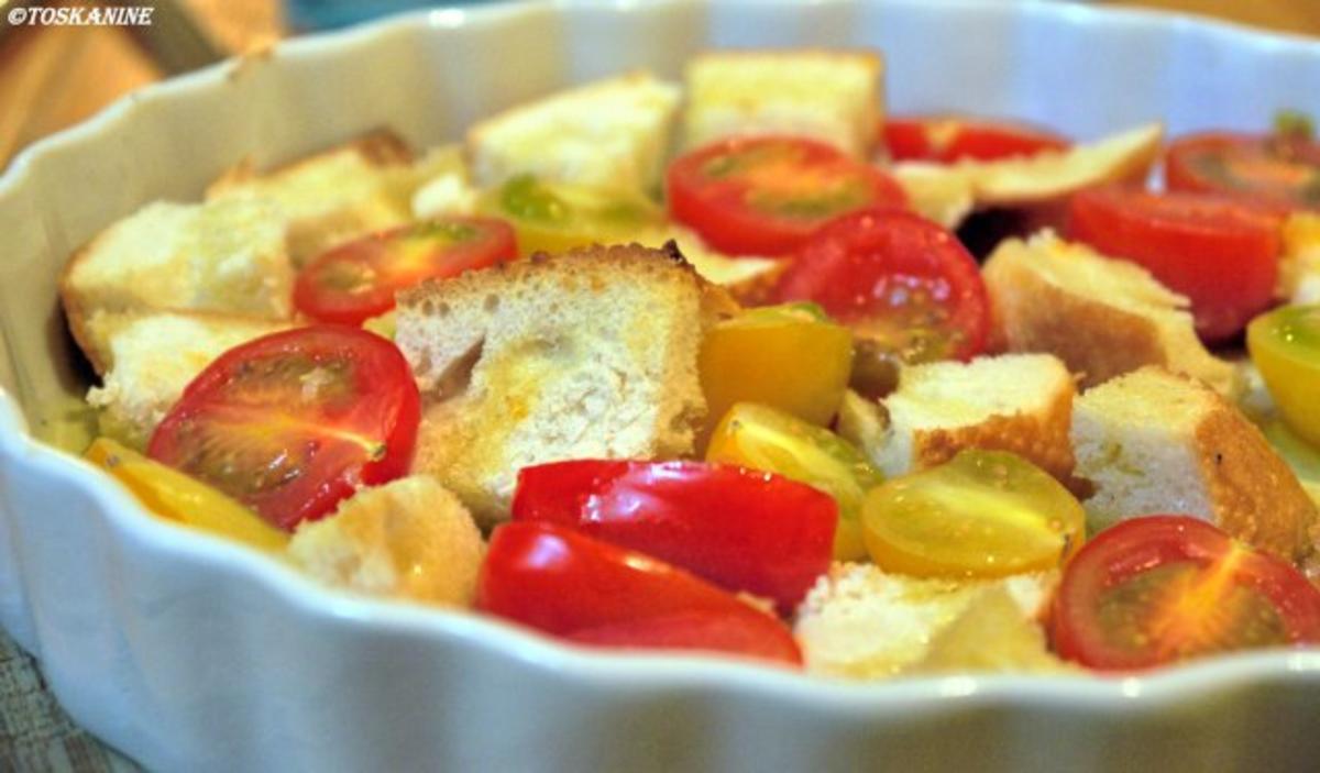 Baguette-Tomaten-Auflauf mit Parmesan-Guss - Rezept - Bild Nr. 14
