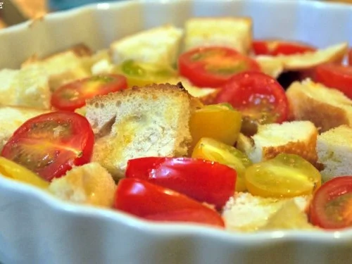 Baguette-Tomaten-Auflauf mit Parmesan-Guss - Rezept - Bild Nr. 14