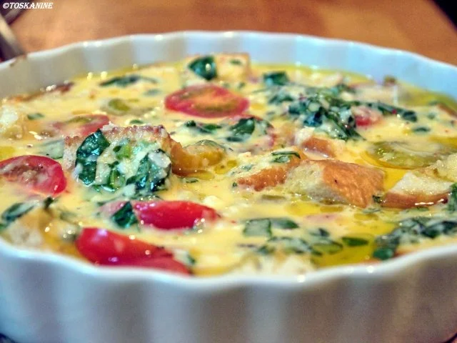 Baguette-Tomaten-Auflauf mit Parmesan-Guss - Rezept - Bild Nr. 15