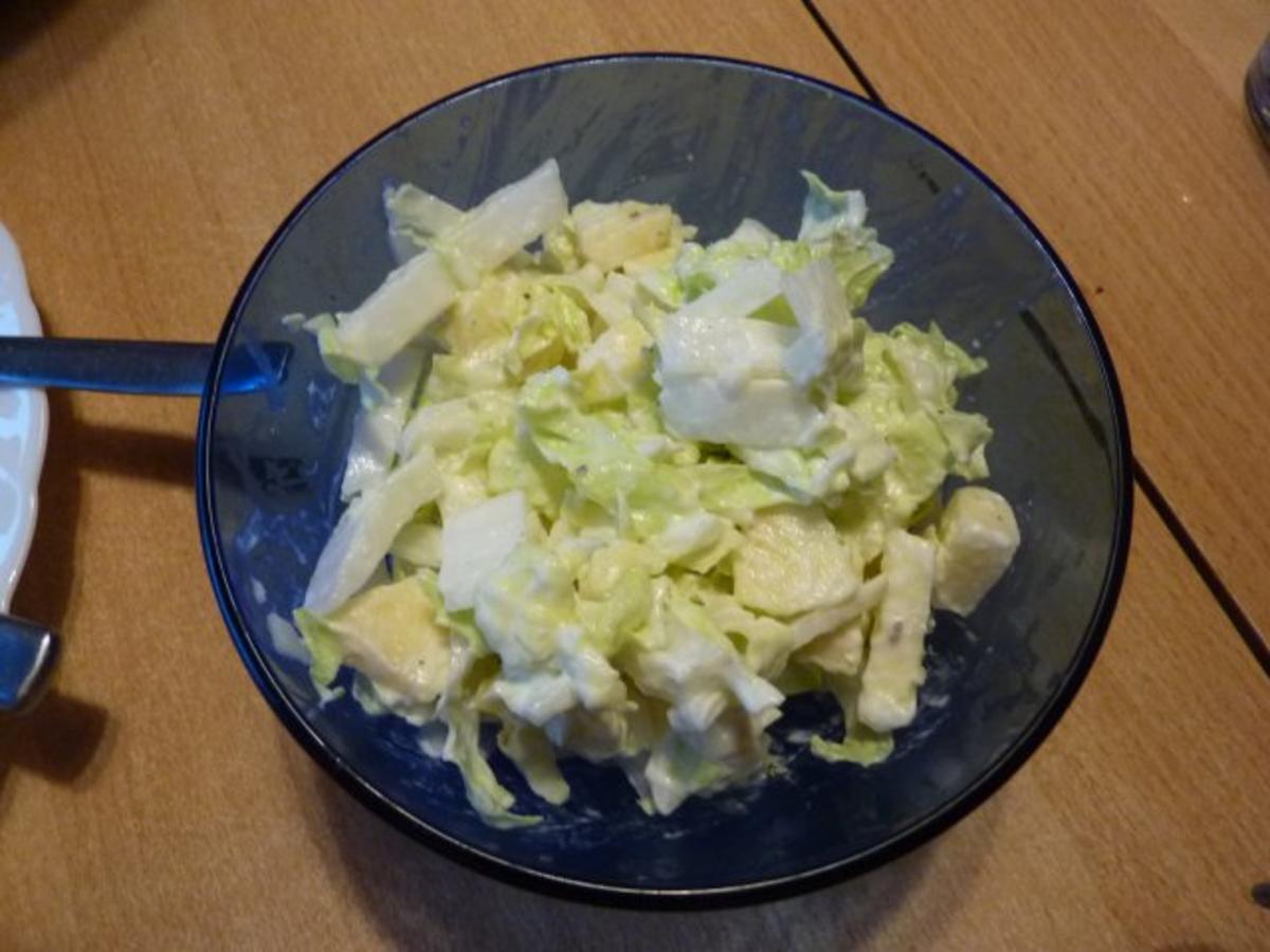 Salate: Chinakohl mit Apfel - Rezept - Bild Nr. 2