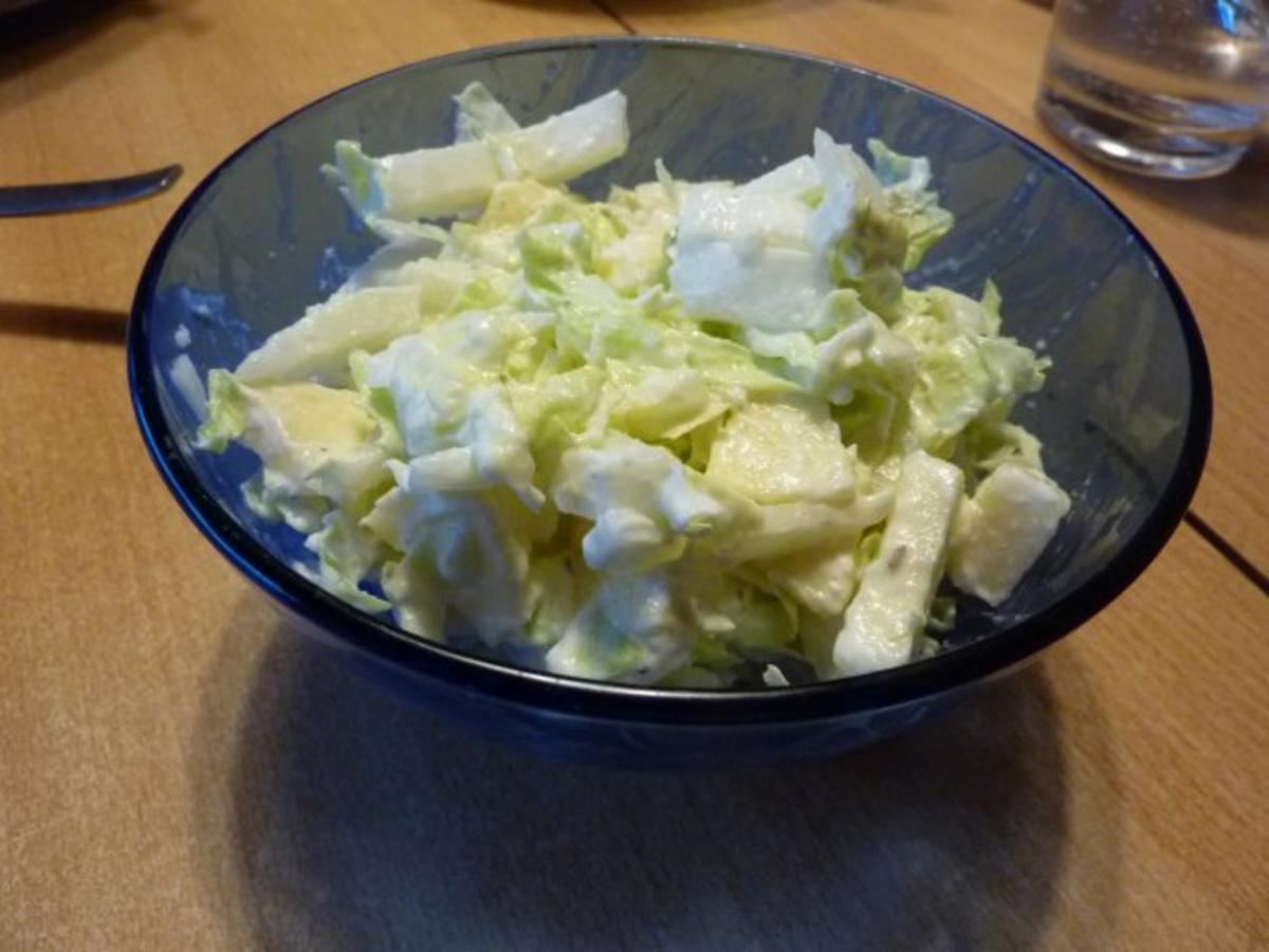 Salate: Chinakohl mit Apfel - Rezept - Bild Nr. 3