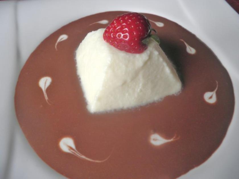 Weiße Schokoladen Mousse - einfach - von Cookies
