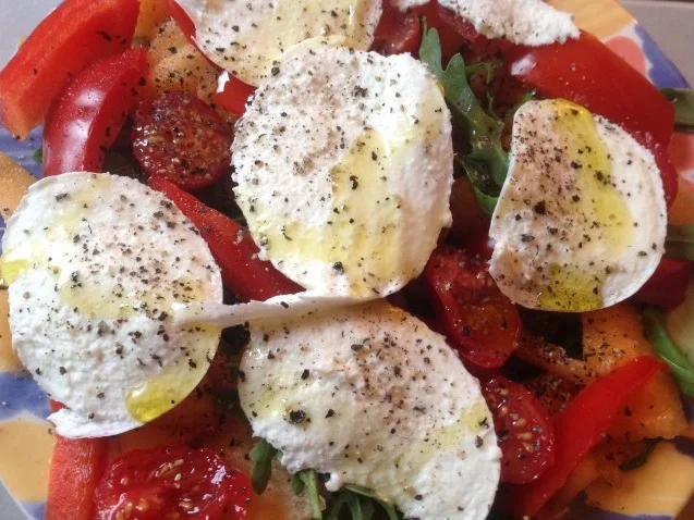 Rezept: Melone mit Mozzarella Bild Nr. 6 Melone mit Mozzarella - Rezept - Bild Nr. 6