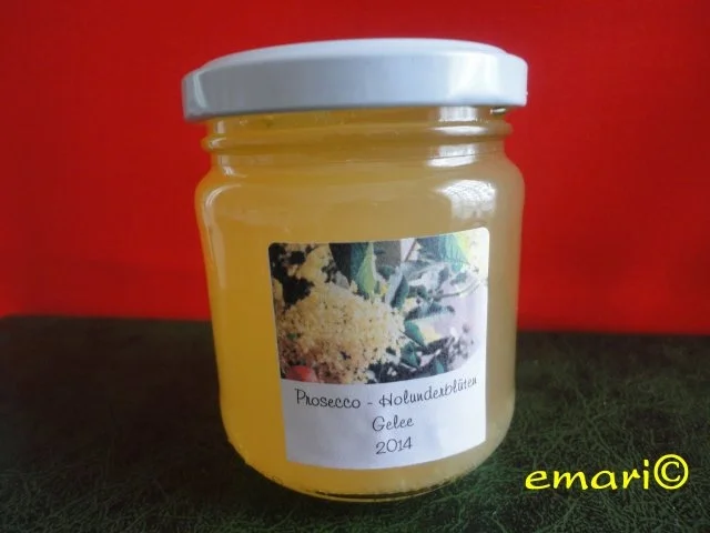 Rezept: Prosecco-Holunder-Gelee Prosecco-Holunder-Gelee - Rezept