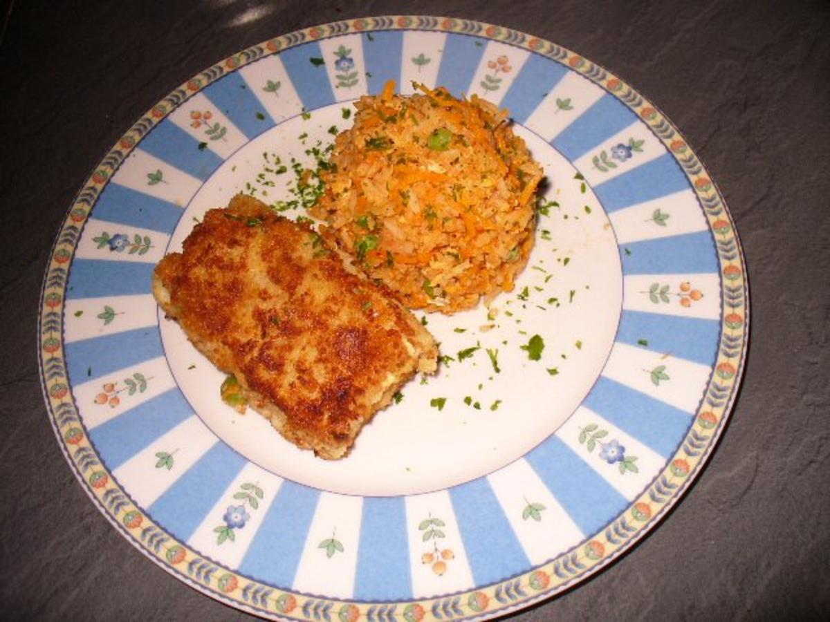 Fischfilets mit gebratenem Reis - Rezept - kochbar.de