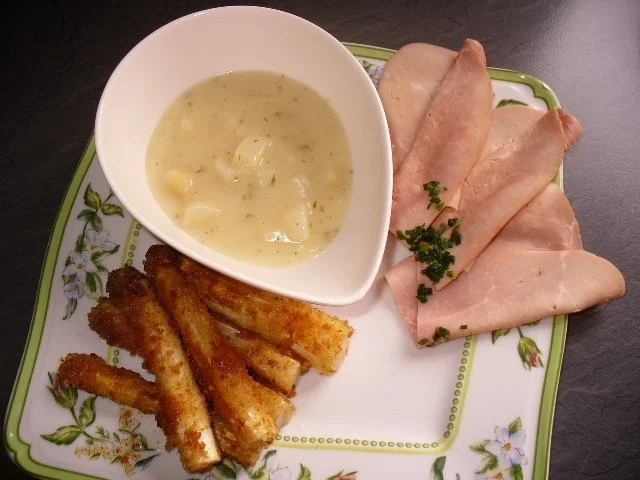 Spargel paniert und gebraten - Rezept - Bild Nr. 9