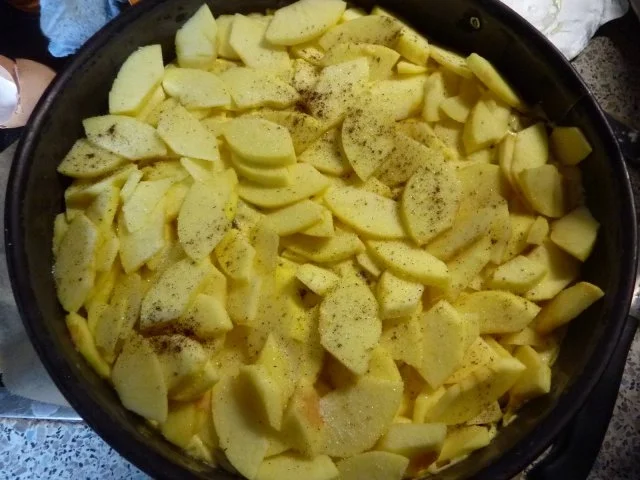 Rezept: Kuchen: Apfelkuchen Bild Nr. 4 Kuchen: Apfelkuchen - Rezept - Bild Nr. 4