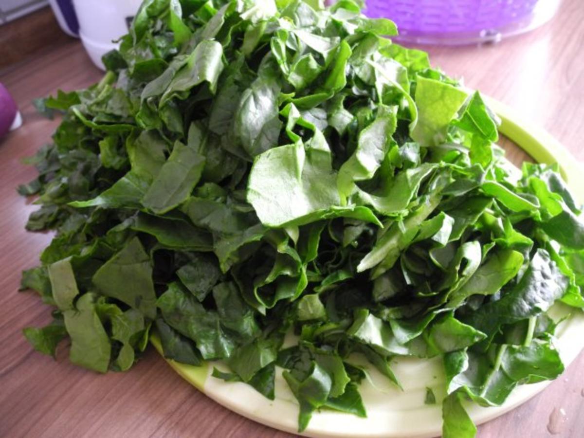Vegan : Spinat - Zuckerschoten - Gemüse mit gehackten Walnüssen - Rezept - Bild Nr. 6