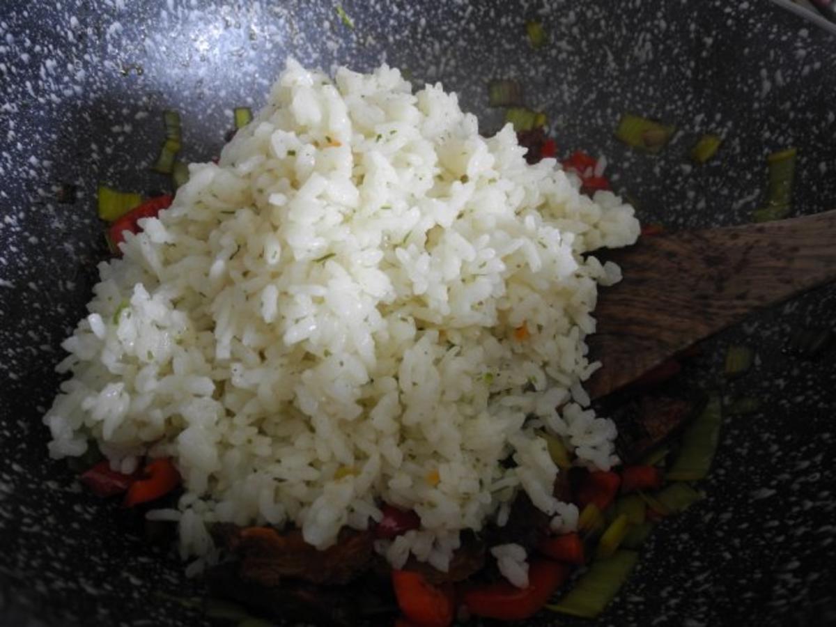 Vegan : Bunte Reis - Gemüse - Pfanne - Rezept - Bild Nr. 12