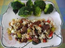 Vegan : Bunte Reis - Gemüse - Pfanne - Rezept