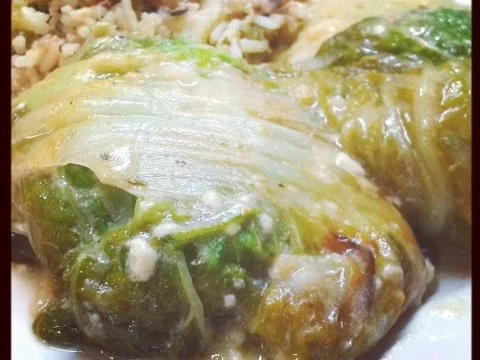 Rezept: Kohlrouladen mit Reisfüllung Kohlrouladen mit Reisfüllung - Rezept