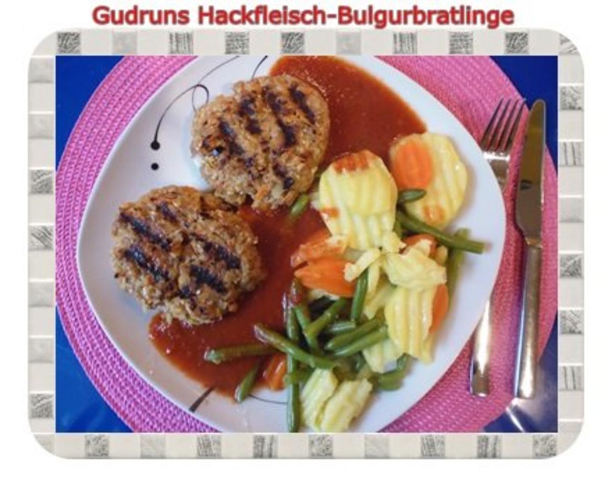 Hackfleisch: Bulgur-Hackfleisch-Bratlinge mit gedämpften Gemüse - Rezept - Bild Nr. 20
