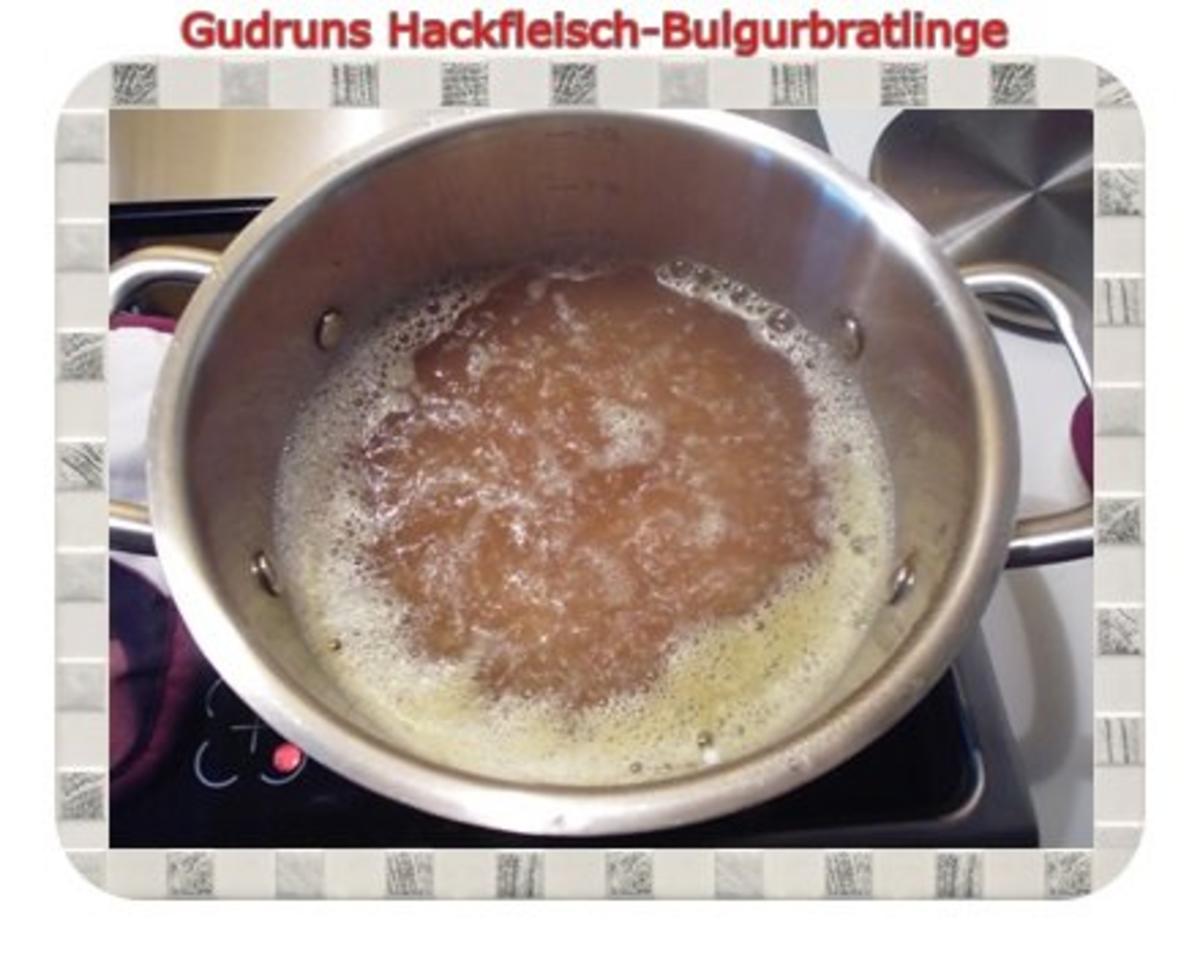Hackfleisch: Bulgur-Hackfleisch-Bratlinge mit gedämpften Gemüse - Rezept - Bild Nr. 3